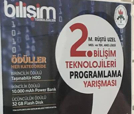 YÜTED Derneği, Mehmet Rüştü Uzel Mesleki ve Teknik Anadolu Lisesi'de çeşitli dallarda derece elde eden öğrencileri ödüllendirdi.